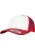 Flexfit Pet ‘Retro Trucker’  vuurrood / wit