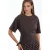 Dames Katoenen Geribbelde Ronde Hals Blouse