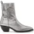 AllSaints Bazely Metallic Boot Gunmetal Grey