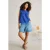 White Stuff Isla Mix Top Bright Blue