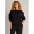Yest Curve Plus Size sweater – zwart