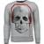 Local Fanatic Skull beat rhinestone sweater