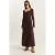 Maxi A-Form Gebreide Jurk