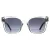 Marc Jacobs Vierkant Dames Grijs Donkergrijs Kleurverloop MARC 458/S