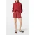 Scotch & Soda Tencel Hoodie With Twisted Hem Roadside Red