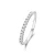 Isabel Bernard Ringen – Isabel Bernard De la Paix damen Ring 585 Weißgold in white
