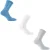 Under Armour Kindersokken/Kids Crew Sokken (Pak van 3) (Blauw)