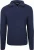 KnowledgeCotton Apparel Half Zip Pullover Merino Navy