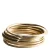 Mango armband – set van 6 goudkleurig