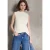 Street One Studio Dames Top met geribbelde structuur in Wit