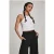 Urban Classics Ladies Squared Short Top White