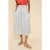 White Stuff Seema Eco Vero Stripe Skirt Ivory