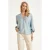 Smashed Lemon Soepelvallende blouse met geborduurde mouwen |