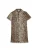 Lola Casademunt Jurk  lichtbeige / bruin / brokaat / zwart