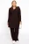 YOEK rechtvallende blazer bruin