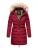 Navahoo Dames Winterjas Paula – Extra Warm, Waterafstotend & Met Afneembare Bontkraag