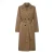 PIECES Curve trenchcoat bruin
