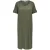 ONLY CARMAKOMA T-shirtjurk zomerjurk donkergroen