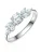 Trilani Ring  zilver / wit
