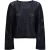 Allude Blauw Fleece Wol Sweatshirt