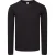 Fruit of the Loom Heren Iconic 150 Classic T-shirt met lange mouwen (Zwart)