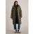 White Stuff Elyse Quilted Coat Black Print