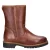 Nelson leren enkelboots met profielzool – cognac