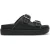 Steve Madden Freelance-l Slides Black Action Leather