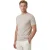 viscose Genti T-shirt beige effen normale fit