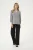 Blouse met lange mouwen Regular fit Steeple Gray grey