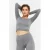 Slim-Fit Lange Mouwen Crop Top
