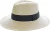 360 Five Hoed Barbados Fedora Wit dames