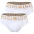 Versace Bi-Pack Jersey Topeka Bi-Stretch Katoen Organisch Nieuw Logo Slip