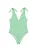 EDITED Shirt body ‘Tonia’  groen / wit