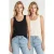 Mouwloze U-hals Viscose Mix Cami 2-Pack Top