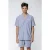 Colourful Rebel Ezra Boulevard Stripes Short Sleeve Shirt White/blue