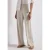 Street One Dames Glinsterende broek Wide Legs in Beige