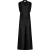 Off White Dames Cut Out Satijnen Mouwloze Maxi-jurk (Zwart)