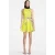 Marcell von Berlin Women’s Short Sleeveless Sequin Dress With Velvet Collar Yel