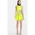 Marcell von Berlin Women’s Short Sleeveless Sequin Dress With Velvet Collar Yel