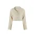 Vrouwen linnen crop blouse Ikikiz