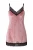 TRENDYOLMİLLA Dames Roze Effen Kort / Mini Mouwloos Loungewear Regular fit Nachthemden