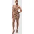 AllSaints Norma Emb Dress Golden Brown