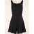 Spotty playsuit in zwart en wit