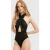 AllSaints Eleanor Swimsuit Metallic Gold