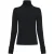 Karl Lagerfeld Shiny Mock Neck Ls Top Black