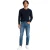 Boss Tapered jeans met 5 zakken voor heren (Marine)