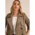 Street One Dames Korte trenchcoat in Bruin