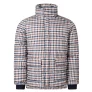 Aquascutum Active Puffer Beige Geruite Jas