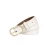 Legend leren riem wit